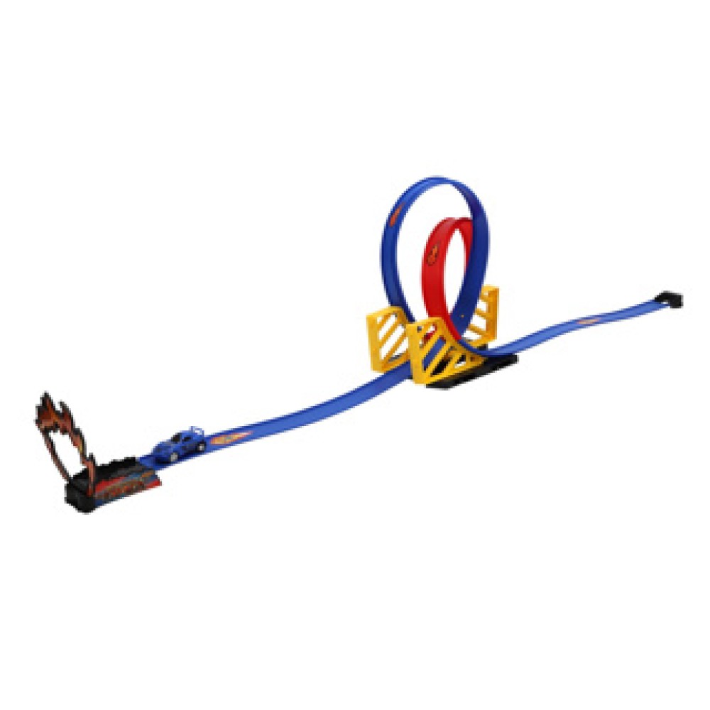 Racebaan vlammen met looping groot - Afbeelding 3