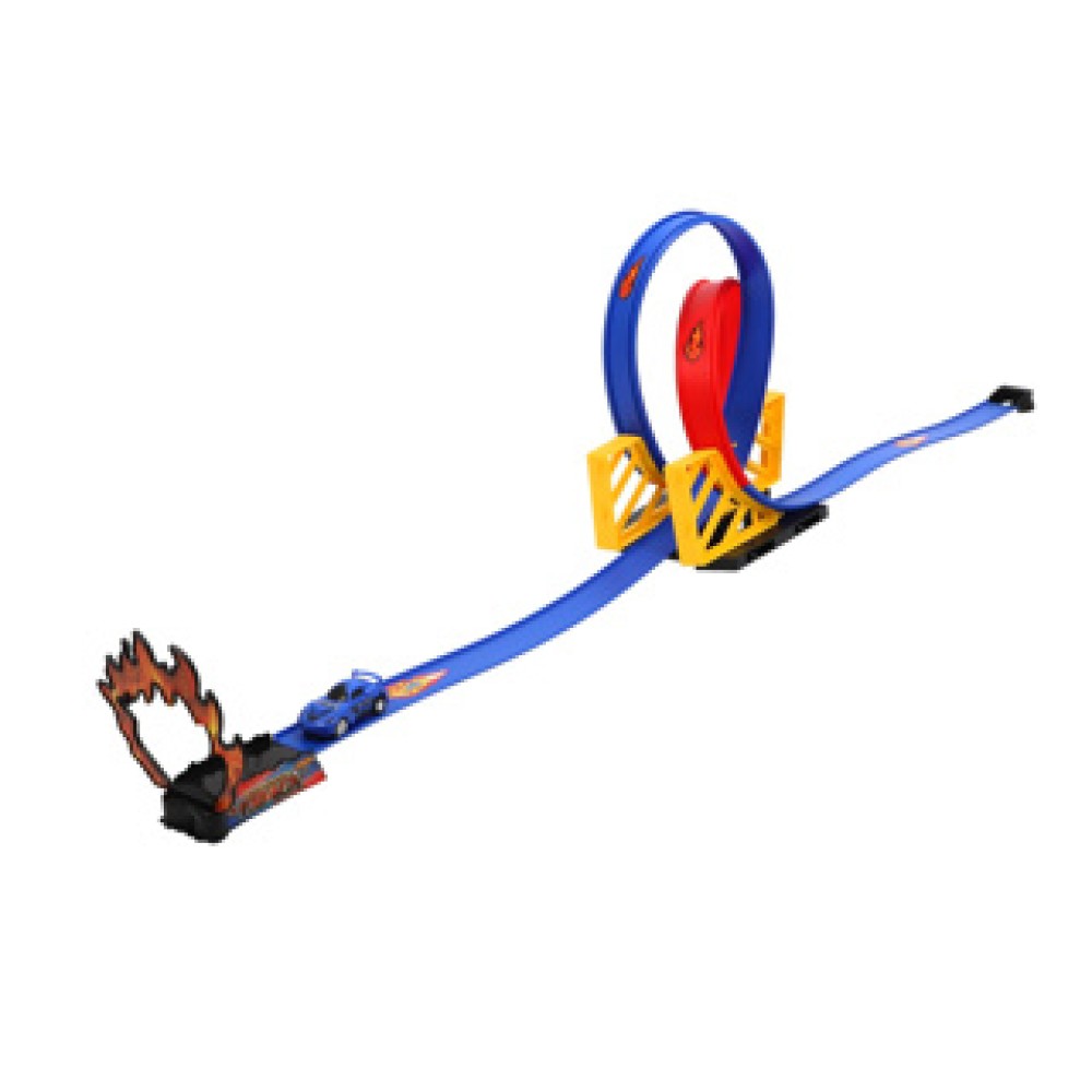 Racebaan vlammen met looping groot - Afbeelding 4