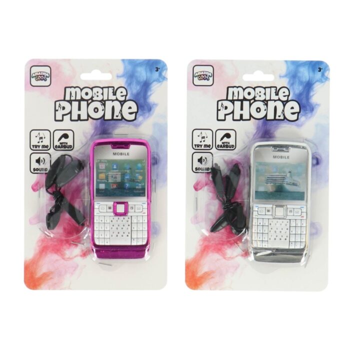 Amazing Cool Mobiele Telefoon Met Oordopjes  Assorti