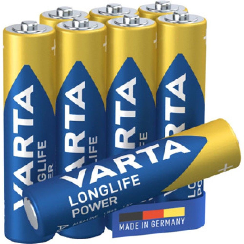 Batterij Varta AAA 4+4 Alkaline Longlife Power - Afbeelding 2