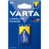 Batterij 9V Varta Alkaline Longlife Power