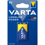 Batterij 9V Varta Alkaline Longlife Power