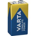 Batterij 9V Varta Alkaline Longlife Power