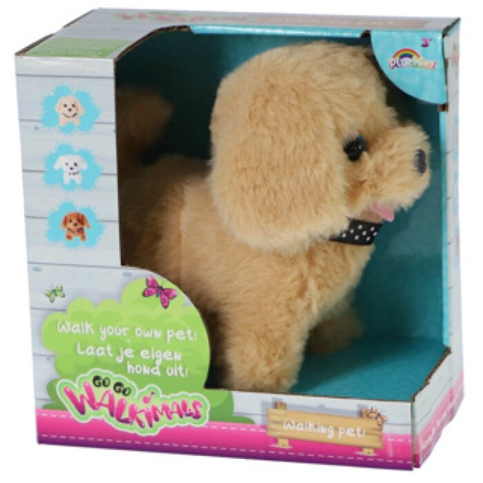Pluchiez pluche hondje loop en blaf hondje assorti - Afbeelding 3