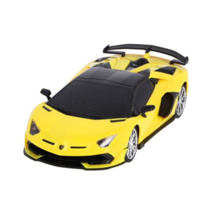 Radiografisch bestuurbare auto lamborghini 1:24 aventador svj roadster geel - Afbeelding 4