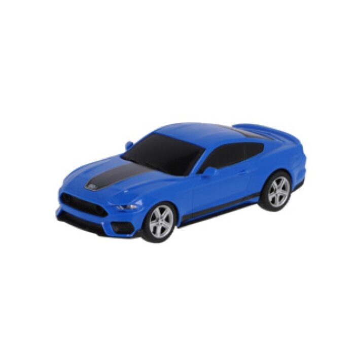 Radiografisch bestuurbare auto ford 1:24 mustang  mach 1 blauw - Afbeelding 3