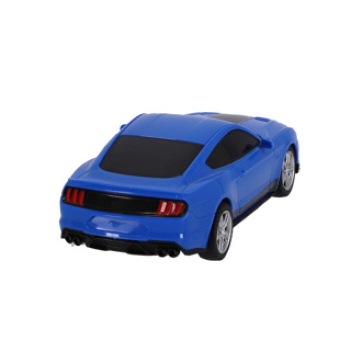Radiografisch bestuurbare auto ford 1:24 mustang  mach 1 blauw - Afbeelding 5