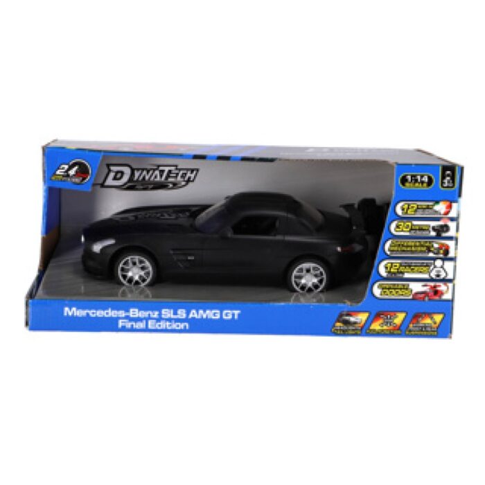 Radiografisch bestuurbare auto mercedes-benz 1:14 2.4g sls amg gt final edition zwart