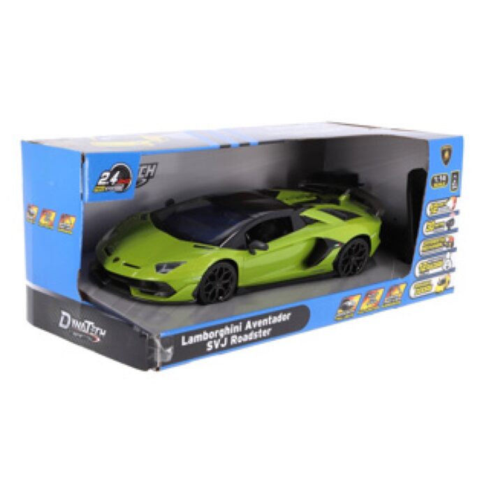 Radiografisch bestuurbare auto lamborghini 1:14 2.4g aventador neon groen - Afbeelding 2