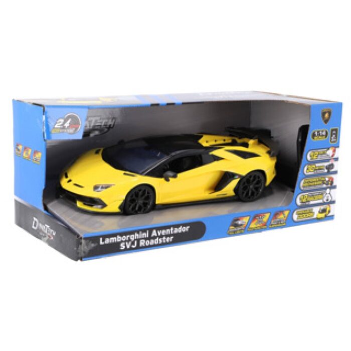 Radiografisch bestuurbare auto lamborghini 1:14 2.4g aventador geel - Afbeelding 2