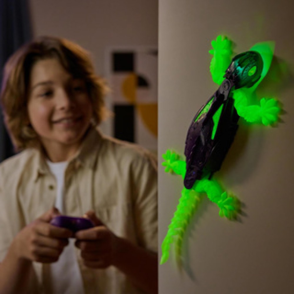 Hexbots Wall Crawler Gecko Glow In The Dark - Afbeelding 3