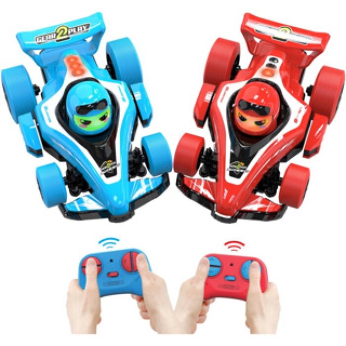 R/C Formule 1 Neon Bumper botsauto's 2 in 1 - Afbeelding 5