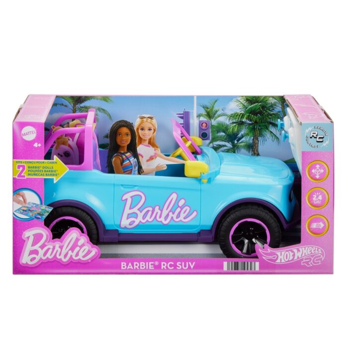 Hot Wheels race Barbie SUV