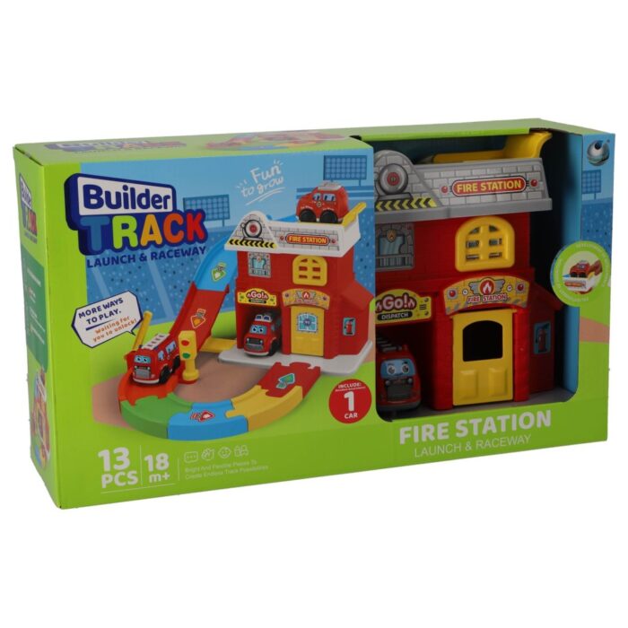 Brandweerkazerne met 1 auto pre-school