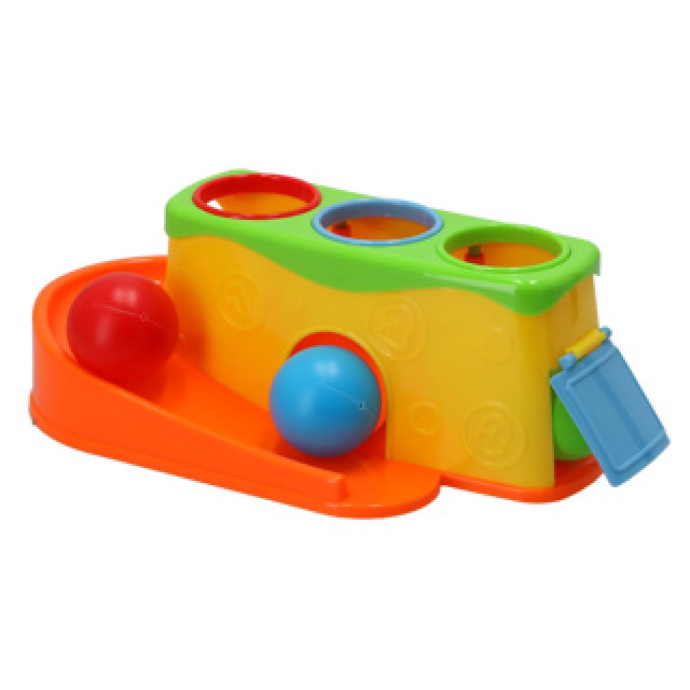 Jipy discover hamerbank + 3 ballen gekleurd - Afbeelding 2