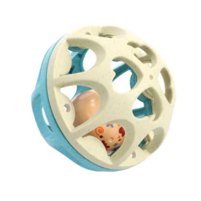 Jipy bioplastic Deluxe Giftset stapeltoren bad  stapelbekertjes en speel ratelbal 3 delig - Afbeelding 3