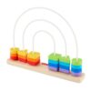 Fisher-Price hout telraam regenboog