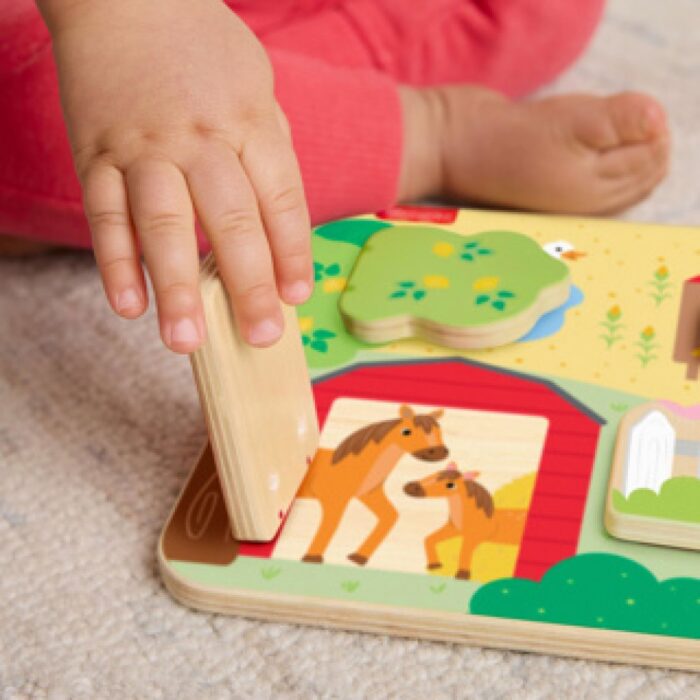 Fisher-Price houten kiekeboo boerderijdieren - Afbeelding 5