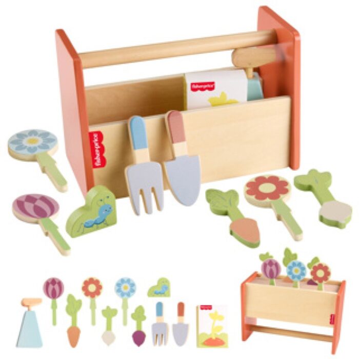 Fisher Price hout tuin gereedschap - Afbeelding 2