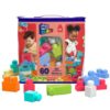 Fischer price mega bloks first builders  blokkentas 60 stuks roze