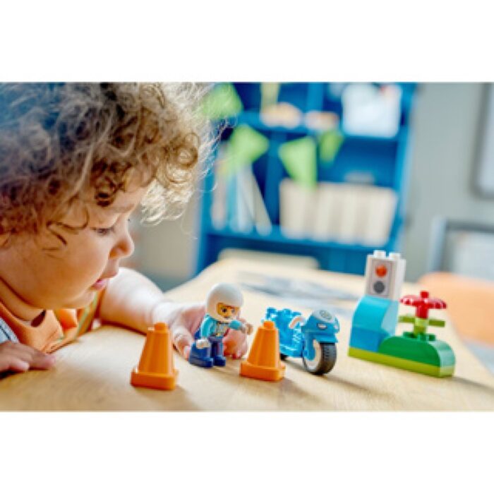 LEGO 10471 Duplo Town Blauwe Politiemotor - Afbeelding 4