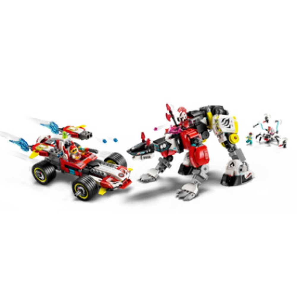 LEGO 71497 Dreamzzz Coopers tijgermecha en Zero's hot rod auto - Afbeelding 3