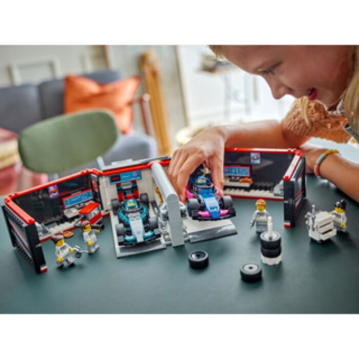 LEGO 60444 City F1® garage met Mercedes-AMG en Alpine auto's - Afbeelding 5