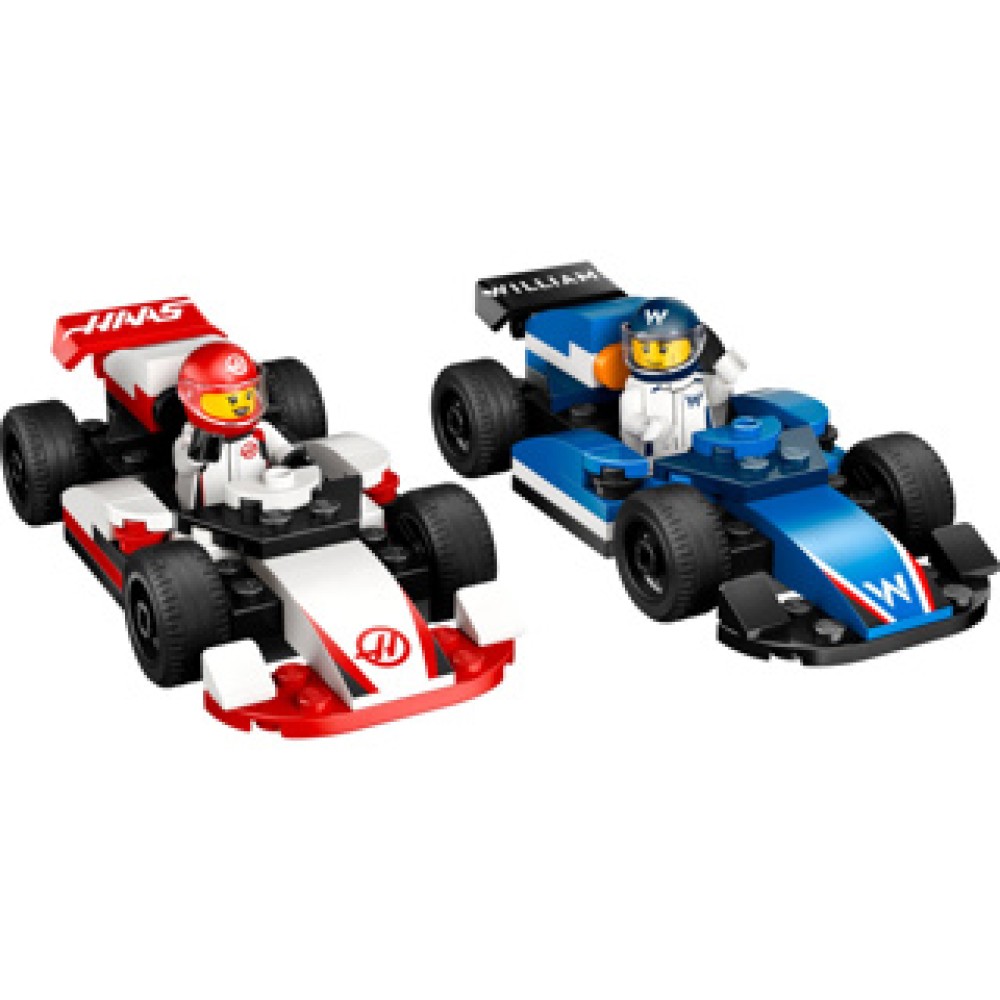 LEGO 60464 City F1 Williams Racing en Haas F1 racewagens - Afbeelding 2