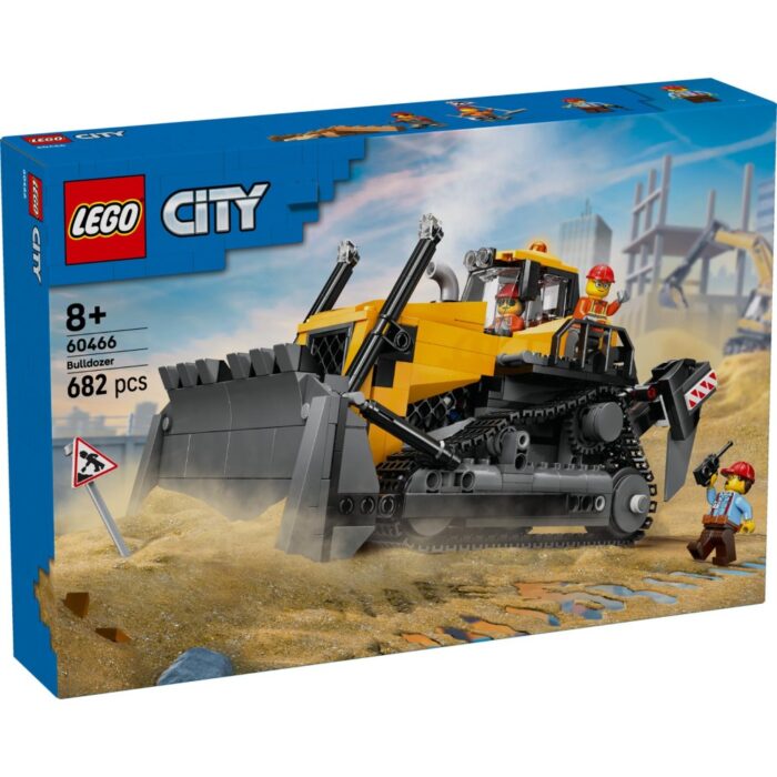 LEGO 60466 City Big Vehicles Gele Bulldozer