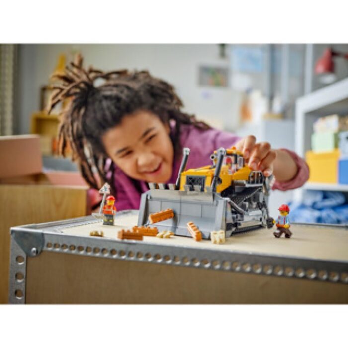 LEGO 60466 City Big Vehicles Gele Bulldozer - Afbeelding 3