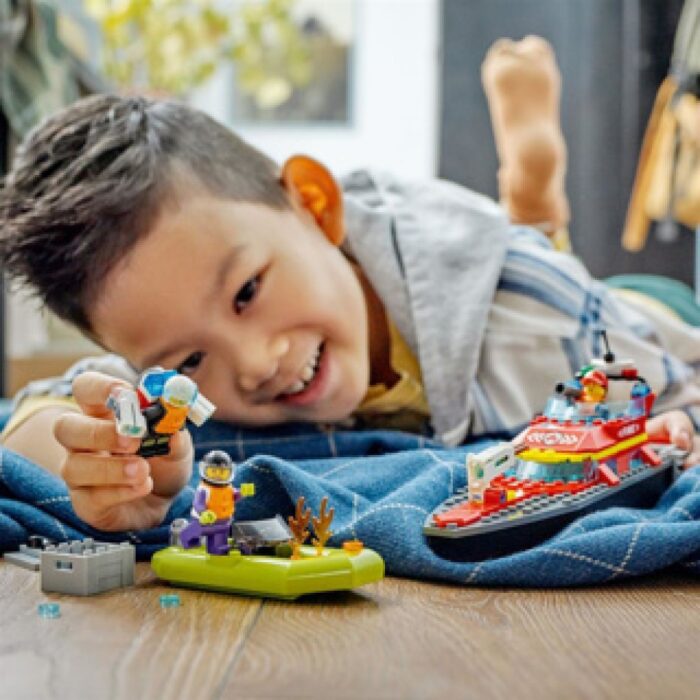 LEGO 60373 City Reddingsboot Brand - Afbeelding 4