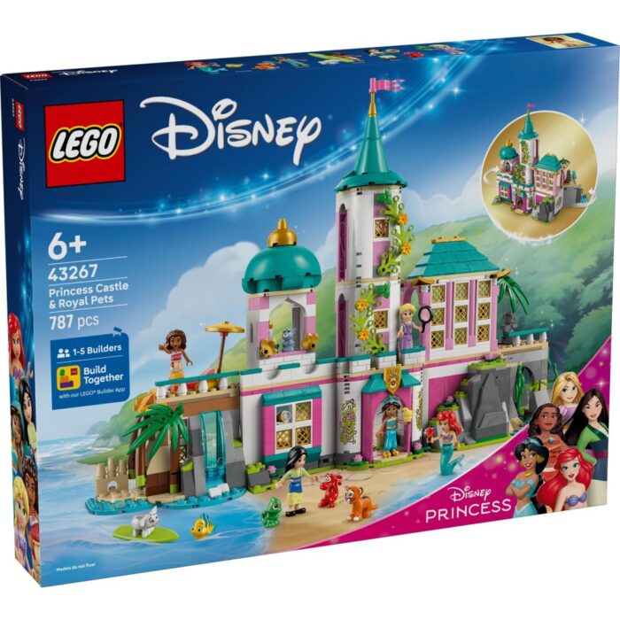 LEGO 43267 Disney Princess Prinsessenkasteel  En Koninklijke Huisdieren