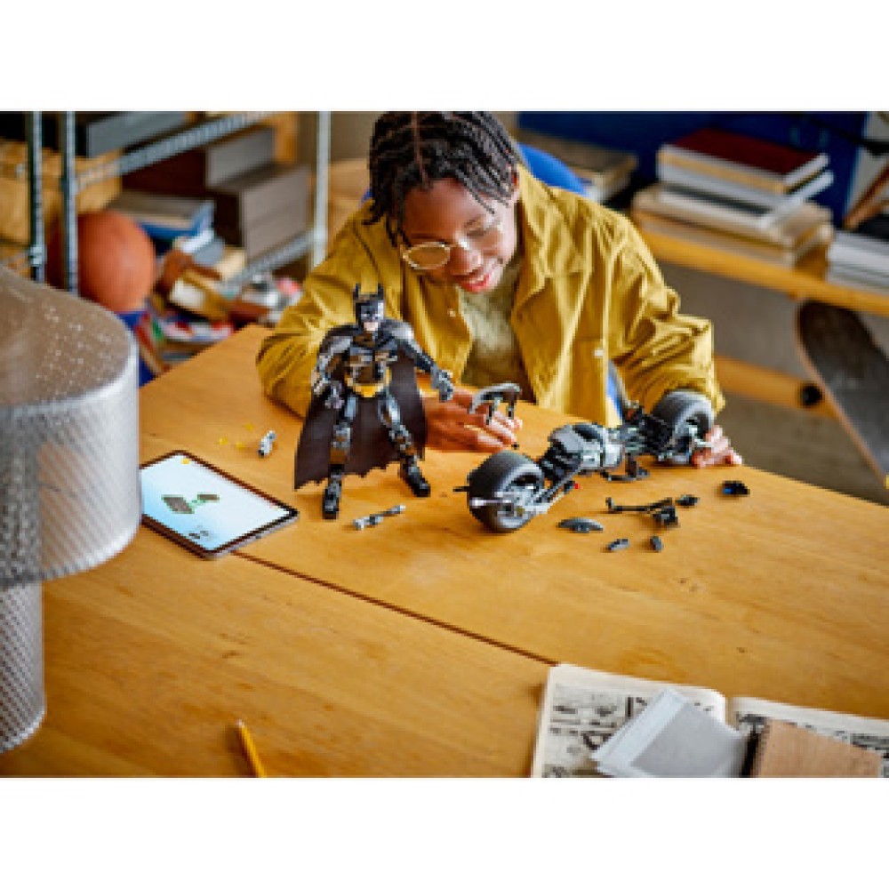 LEGO 76273 Super Heroes DC Batman™ en de Bat-Pod motor - Afbeelding 3