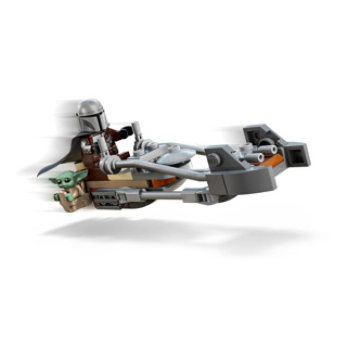 LEGO Star Wars Tm 75436 De Mandalorian En Grogu's Speederbike - Afbeelding 3