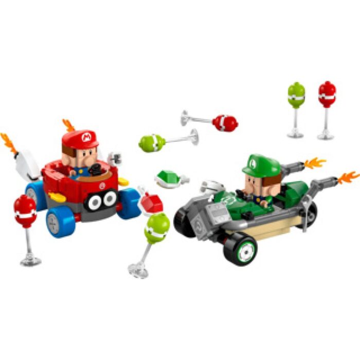 LEGO 72034 Super Mario Kart™ – Baby Mario vs. Baby Luigi - Afbeelding 2