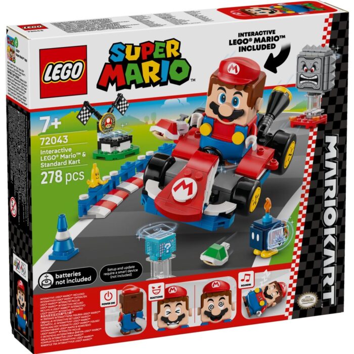 LEGO 72043 Super Mario Kart™ – Interactieve  LEGO® Mario™ en standaardkart