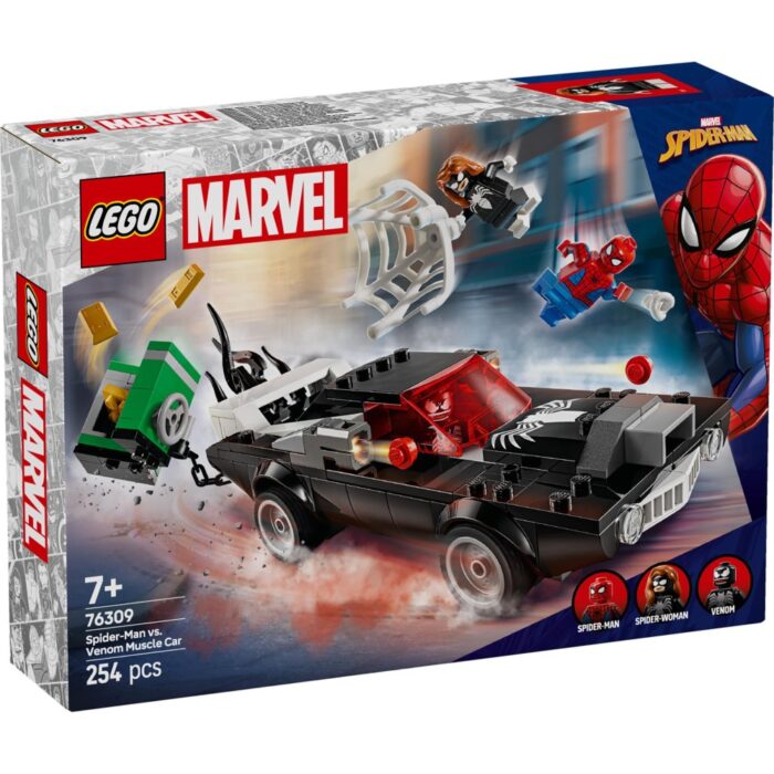 LEGO 76309 Super Heroes Marvel Spider-Man vs.  Venoms klassieke auto