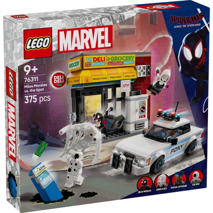 LEGO 76311 Super Heroes Marvel Spider-Verse: Miles Morales vs. de Spot