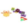 Magnetische tegels diverse vormen 77 delig 5,5 Cm