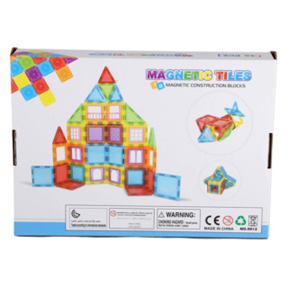 Magnetische tegels 45 delig 6,5 cm - Afbeelding 5