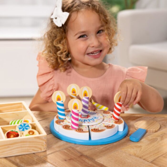 Melissa & Doug Wooden Birthday Cake - Afbeelding 5