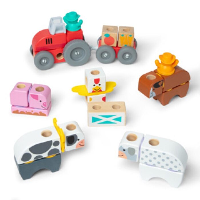 Melissa & Doug Blockables Farm Play Set (56pc) - Afbeelding 2