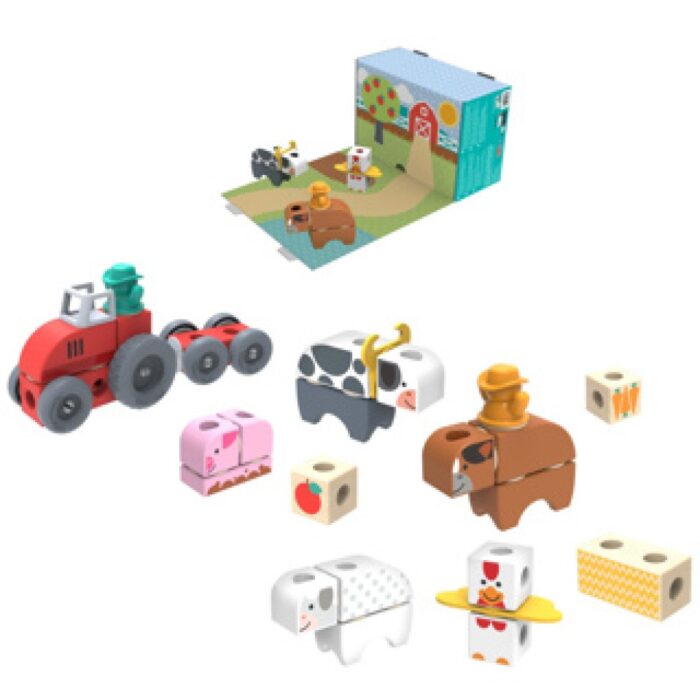 Melissa & Doug Blockables Farm Play Set (56pc) - Afbeelding 4