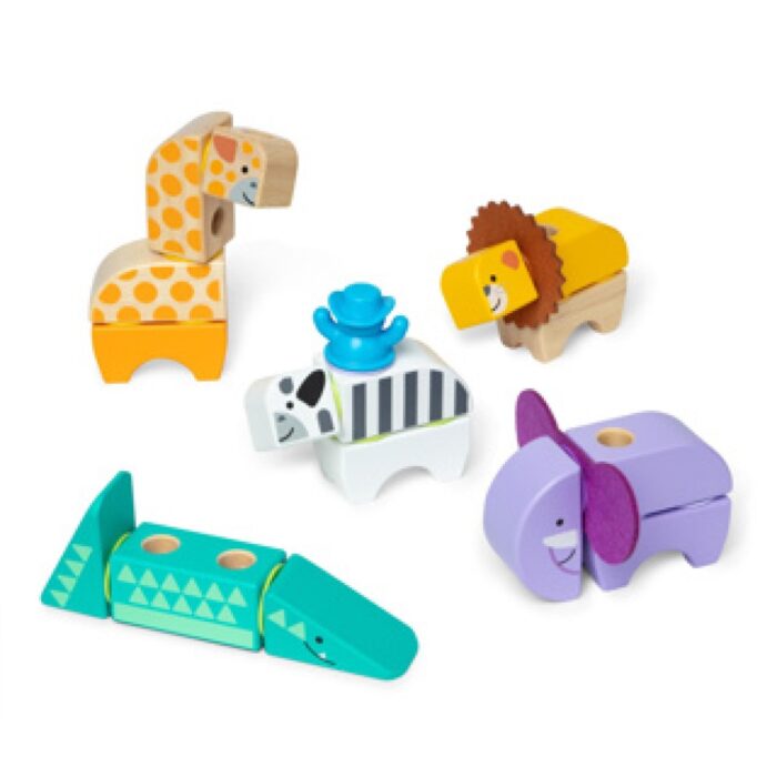 Melissa & Doug Blockables Safari Play Set  (34 Stuks) - Afbeelding 3
