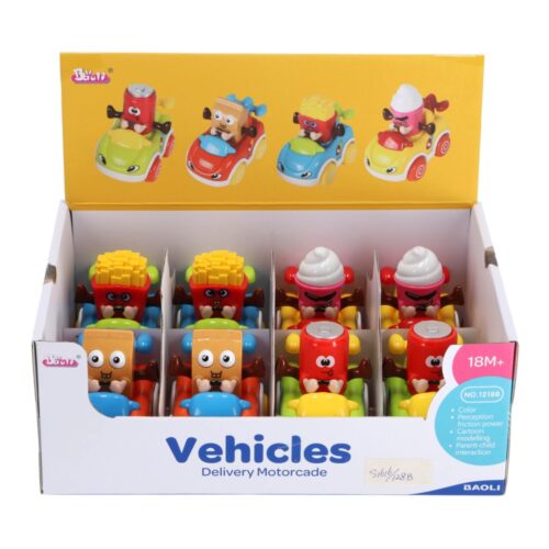 Auto funny met geluid assorti (assortiment – willekeurige uitvoering)