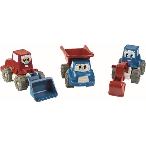 Voertuigen Happy Trucks Recycled 3 assorti
