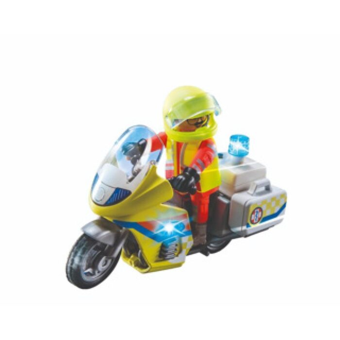 Playmobil 71205 Noodmotorfiets met Zwaailicht - Afbeelding 2