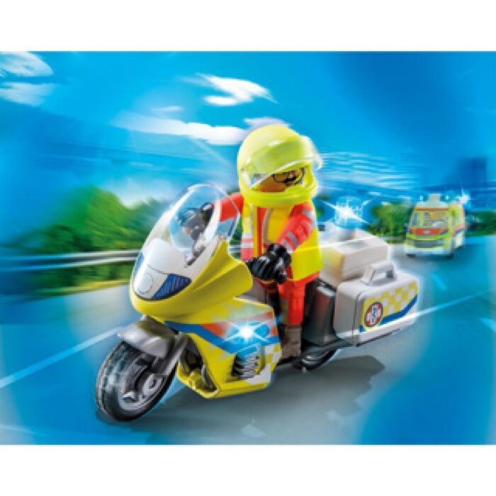 Playmobil 71205 Noodmotorfiets met Zwaailicht - Afbeelding 3