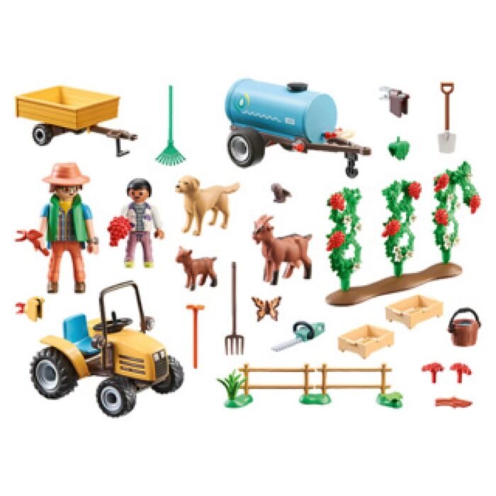 Playmobil 71442 Country Tractor Met Aanhanger En Watertank - Afbeelding 2