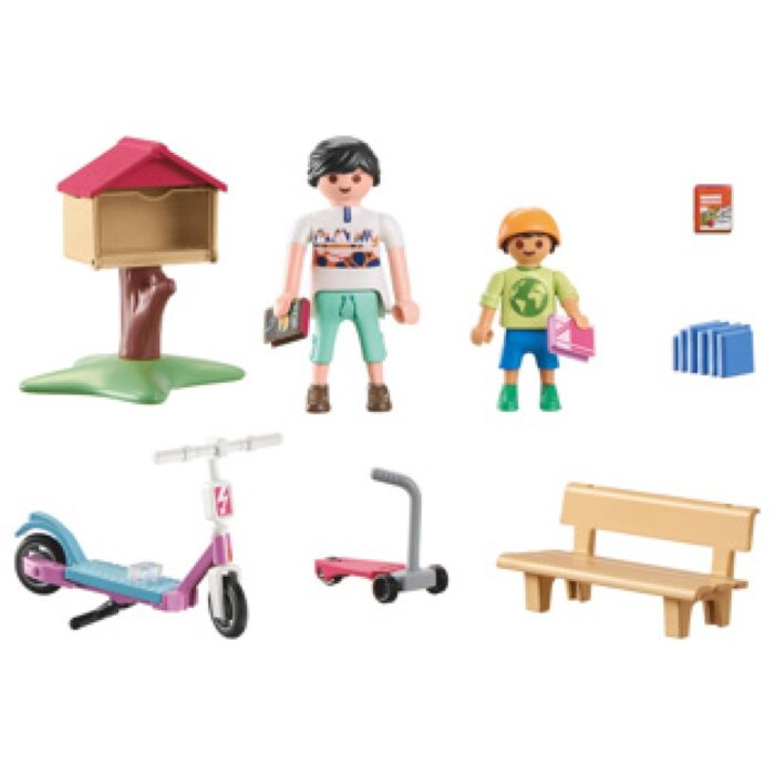 Playmobil 71511 My Life Boekenruil Voor Boekenwurm - Afbeelding 2